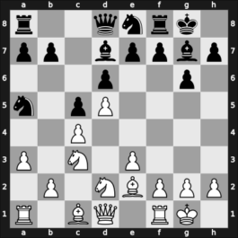 1958 YUG Ch 13th – Round 12 – Sofrevski, Jovan – 0-1 – Lukic, Arsenije – G64
