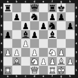 1958 YUG Ch 13th – Round 13 – Dimc, Dragutin – 1/2-1/2 – Djurasevic, Bozidar – G74