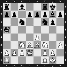 1958 YUG Ch 13th – Round 17 – Bogdanovic, Rajko – 1-0 – Sofrevski, Jovan – G91