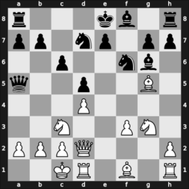 1958 YUG Ch 13th – Round 18 – Milic, Borislav – 1/2-1/2 – Dimc, Dragutin – G96