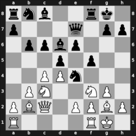 1958 YUG Ch 13th – Round 18 – Gligorić, Svetozar – 1-0 – Ivkovic, Dusan – G97