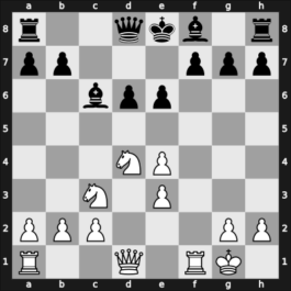 1958 YUG Ch sf – Round 2 – Ciric, Dragoljub M – 1/2-1/2 – Bajec, Ivo – G6