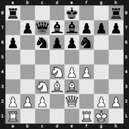 1958 YUG Ch sf – Round 3 – Bradvarevic, Aleksandar – 0-1 – Udovcic, Mijo – G8