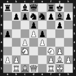 1958 YUG Ch sf – Round 4 – Sokolov, Vladimir – 1/2-1/2 – Guzel Leo – G11