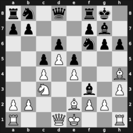 1958 YUG Ch sf – Round 8 – Sokolov, Vladimir – 1/2-1/2 – Vasiljevic, Milos – G24