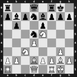 1958 YUG Ch sf – Round 11 – Udovcic, Mijo – 1/2-1/2 – Sokolov, Vladimir – G34