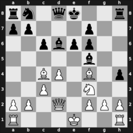 1958 YUG Ch sf – Round 12 – Guzel Leo – 1/2-1/2 – Ciric, Dragoljub M – G38