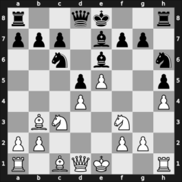 1958 YUG Ch sf – Round 12 – Karanjac I – 1/2-1/2 – Udovcic, Mijo – G39