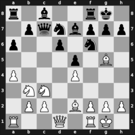 1958 Yugoslavia – Round 1 – Milic, Borislav – 1/2-1/2 – Polugaevsky, L. – G5