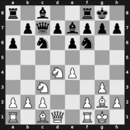 1959 Alekhine Memorial – Round 1 – Vasiukov, Evgeni – 1/2-1/2 – Portisch, Lajos – G4