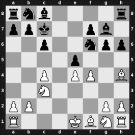 1959 Argentina – Round 1 – Pelikán, Jiří – 1/2-1/2 – Farah, Rodolfo – G4