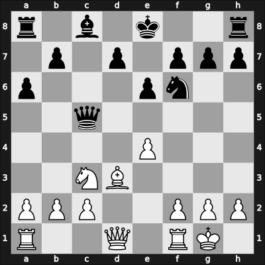 1959 Belgrade – Round 1 – Dely, Peter – 1/2-1/2 – Matulovic, M. – G38