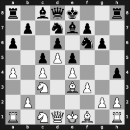 1959 Buenos Aires – Round 1 – Bielicki, Carlos – 1/2-1/2 – Rossetto, Hector – G4