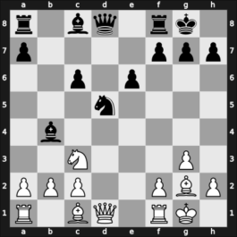 1959 Buenos Aires – Round 1 – Palermo, Vicente – 1/2-1/2 – Bolbochan, J. – G11