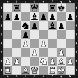 1959 Buenos Aires JM – Round 4 – Juarez, Carlos Eleodoro – 1/2-1/2 – Sanguineti, Raúl Carlos – G22