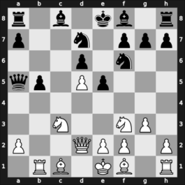1959 Buenos Aires JM – Round 12 – Bolbochan, J. – 1/2-1/2 – Guimard, Carlos E – G46