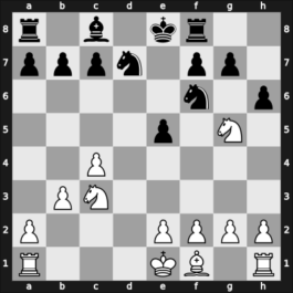 1959 Buenos Aires JM – Round 13 – Sanguinetti, Raul – 1/2-1/2 – Bolbochan, J. – G50