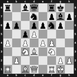 1959 Candidates Tournament women – Round 1 – Volpert, Larisa – 1-0 – Ladanyike-Karakas, Eva – G1