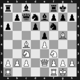 1959 Candidates Tournament women – Round 1 – Rubtsova, Olga – 1-0 – Lazarevic, Milunka – G3