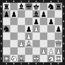 1959 Candidates Tournament women – Round 5 – Lazarevic, Milunka – 1-0 – Todorova, Paunka – G20