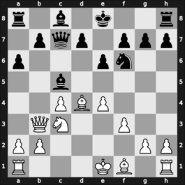 1959 Candidates Tournament women – Round 6 – Ladanyike-Karakas, Eva – 1/2-1/2 – Rubtsova, Olga – G24
