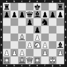 1959 Candidates Tournament women – Round 6 – Huguet, Solidat – 1-0 – Rinder, Elfriede – G25