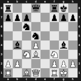 1959 Candidates Tournament women – Round 8 – Zvorykina, Kira – 1-0 – Gresser, Gisela Kahn – G31
