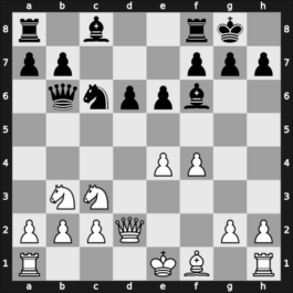 1959 Candidates Tournament women – Round 9 – Rinder, Elfriede – 0-1 – Nedeljkovic, Verica – G33