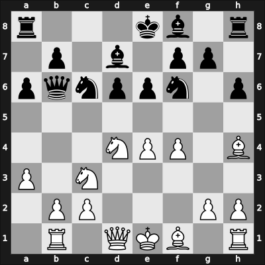 1959 Candidates Tournament women – Round 12 – Nedeljkovic, Verica – 1-0 – Lazarevic, Milunka – G47