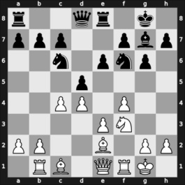 1959 Candidates Tournament women – Round 15 – Lazarevic, Milunka – 0-1 – Gresser, Gisela Kahn – G58