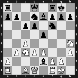 1959 Candidats Tournament – Round 3 – Petrosian, Tigran A. – 1/2-1/2 – Smyslov, Vladimir – G8