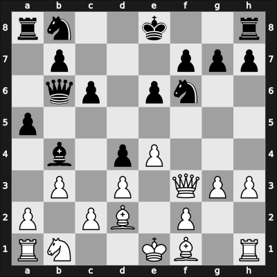 1959 Candidats Tournament – Round 8 – Fischer, Robert J – 0-1 – Keres, Paul – G29