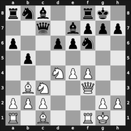 1959 Candidats Tournament – Round 13 – Fischer, Robert J – 0-1 – Tal, Mikhail – G50