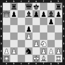 1959 Candidats Tournament – Round 15 – Keres, Paul Petrovich – 0-1 – Fischer, Robert J – G57