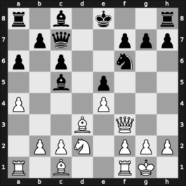1959 Candidats Tournament – Round 17 – Keres, Paul Petrovich – 0-1 – Tal, Mikhail – G63