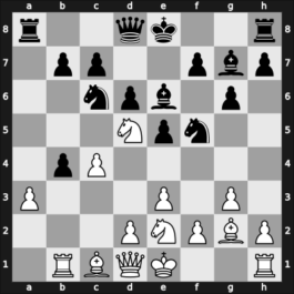 1959 Candidats Tournament – Round 19 – Benko, Pal – 0-1 – Keres, Paul Petrovich – G70