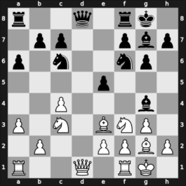 1959 Candidats Tournament – Round 25 – Olafsson, Fridrik – 1/2-1/2 – Tal, Mikhail – G93