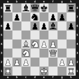 1959 Candidats Tournament – Round 26 – Keres, Paul Petrovich – 1-0 – Benko, Pal – G96