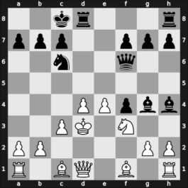 1959 Cerveny Kostelec – Round ? – Kavalek, Lubomir – 1/2-1/2 – Herink, Miroslav – G22