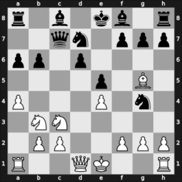 1959 Clare Benedict Cup 06th – Round 3.1 – Unzicker, Wolfgang – 1/2-1/2 – Donner, Jan-Hein – G19