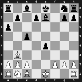 1959 Corr Wch3 – Round 1 – Secchi, Eduardo – 1/2-1/2 – Endzelins, Lucius – G10