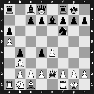 1959 DEN Ch – Round 2 – Petersen, Finn – 1/2-1/2 – Nielsen, Hartvig – G9