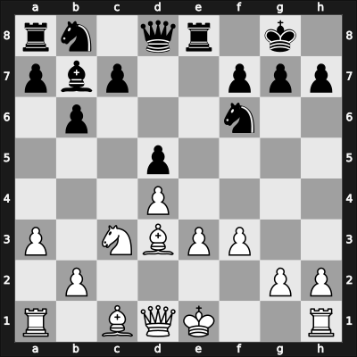 1959 DEN Ch – Round 11 – Pedersen, Eigil – 1/2-1/2 – Korning, Peter – G55