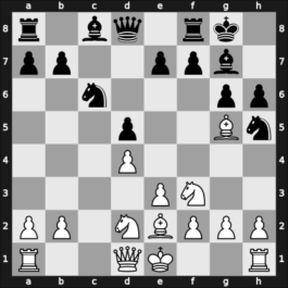 1959 Dresden – Round 5 – Florian, Tibor – 1/2-1/2 – Geller, Efim P – G39