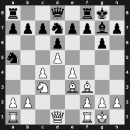1959 Dresden – Round 8 – Ivkov, Borislav – 1/2-1/2 – Taimanov, Mark E – G57