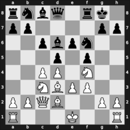 1959 Dresden – Round 9 – Taimanov, Mark E – 1-0 – Fichtl, Jiri – G62