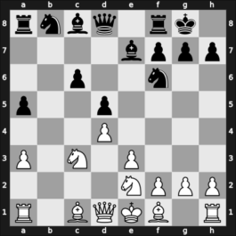 1959 FRG Ch 05th – Round 3 – Mandel, Walter – 1/2-1/2 – Niephaus, Walter – G7