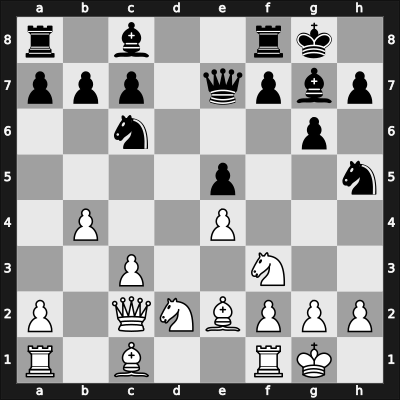 1959 FRG Ch Nuerenberg GER – Round 5 – Troeger, Paul – 1-0 – Martius, Ottokar – G14