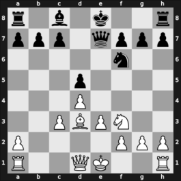 1959 FRG Ch Nuerenberg GER – Round 15 – Pfeiffer, Gerhard – 1/2-1/2 – Troeger, Paul – G48