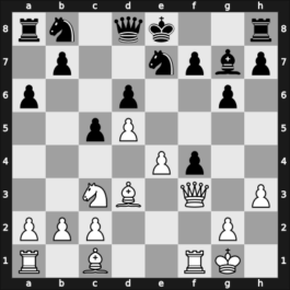 1959 FRG Ch U20 – Round 13 – Becking, Alfred – 0-1 – Pfleger, Helmut, Dr. – G11